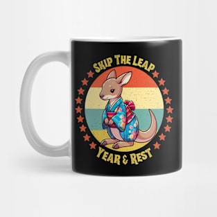 Leap year kangaroo Mug